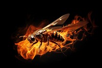 Insect fire animal hornet.