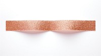 Glitter rosegold adhesive strip white background accessories rectangle.