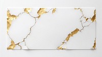 Marble gold adhesive strip backgrounds white background rectangle.
