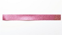Pink glitter gold adhesive strip white background accessories rectangle.