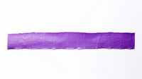 Plastic purple adhesive strip paper white background blackboard.