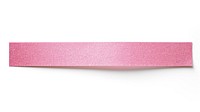 Silver pink glitter adhesive strip white background simplicity rectangle.