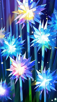 Wallpaper prism abstract backgrounds pattern flower.