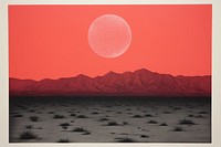 Desert nature desert moon.