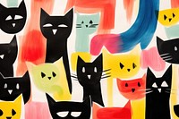 Cats backgrounds painting mammal.