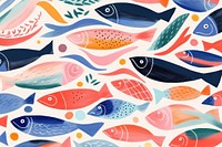 Fishes backgrounds pattern water.