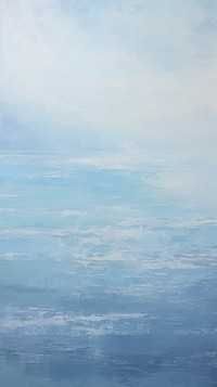 Acrylic paint of ocean horizon texture nature.