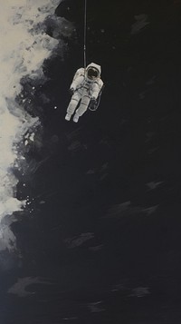 Astronaut astronaut outdoors space.