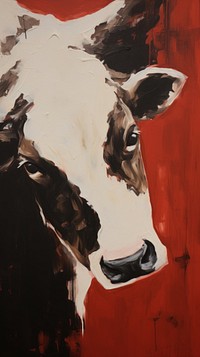 Cow cow livestock painting.