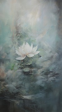 Lotus painting flower plant.
