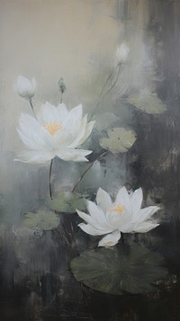 Lotus painting flower plant.