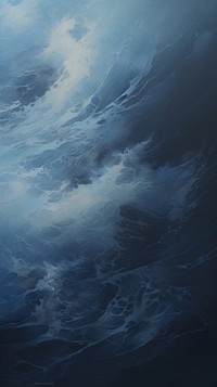 Acrylic paint of wave nature ocean sea.