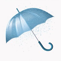 PNG Umbrella icon umbrella blue white background.