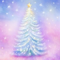 Christmas tree with decoration christmas backgrounds outdoors.