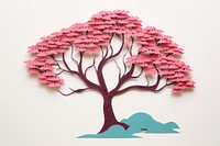 Tree painting plant art.