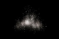 Cloud shape sparkle light glitter backgrounds astronomy fireworks.