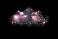 Cloud shape sparkle light glitter astronomy universe outdoors.