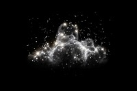 Cloud shape sparkle light glitter astronomy fireworks nebula.