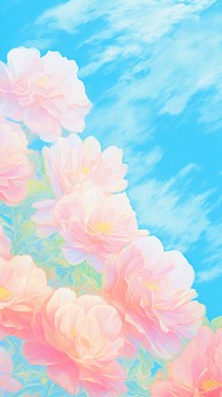 Camellias backgrounds painting outdoors.