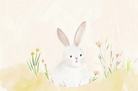 Cute farm rabbit illustration animal mammal nature.