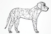 Dog sketch drawing mammal.