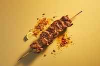 Kebab food meat arrosticini.