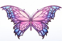Arch art nouveau Butterfly butterfly pattern.