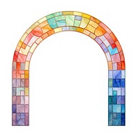 Arch art nouveau Rainbow architecture backgrounds.