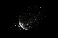 Moon sparkle light glitter astronomy universe outdoors.