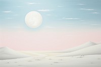 Painting of moon backgrounds nature sky.