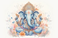 Ganesha representation spirituality illustrated.
