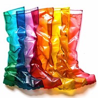 Boots plastic white background confectionery.
