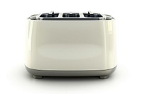 Toaster white background technology appliance.