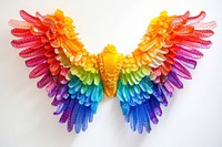 Wings made from polyethylene wing art accessories.