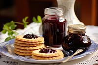 Cookie berry fruit plate.