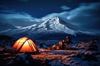 Camping camping outdoors volcano.