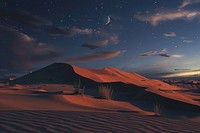 Desert background night astronomy outdoors.