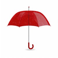 PNG Umbrella icon umbrella red white background.
