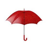 PNG Umbrella icon umbrella red white background.