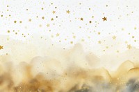 Stars watercolor backgrounds outdoors gold.