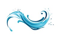 Vector illustration icon water splash flat style pattern white background creativity.
