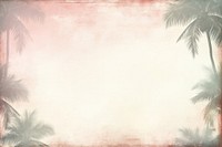Vintage frame of palm tree backgrounds outdoors nature.