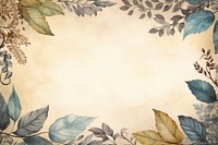 Vintage leaf rectangle frame backgrounds pattern texture.