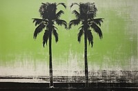 Palm tree backgrounds painting nature.