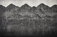 Mountain backgrounds textured black.