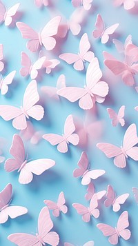 Butterfly nature petal paper.
