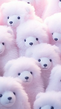 Polar bear cute toy backgrounds.