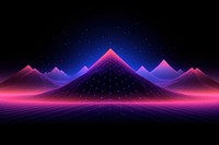 Retrowave mountain backgrounds abstract pattern.