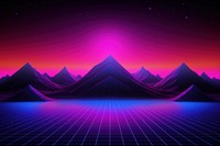 Retrowave mountain backgrounds abstract nature.