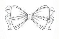 Bow sketch drawing line.